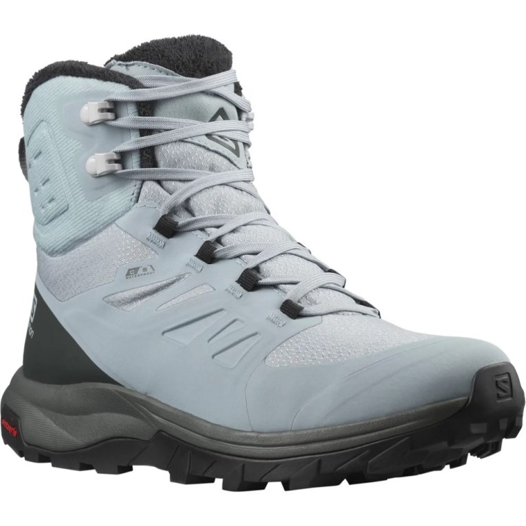 Botas de Inverno Salomon Outblast Thinsulate Climasalomon Impermeáveis Feminino Luz Azuis | PT A19834